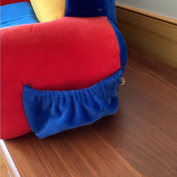 Build-A-Bear Blue and Yellow Plush Couch - Picture 7 of 9